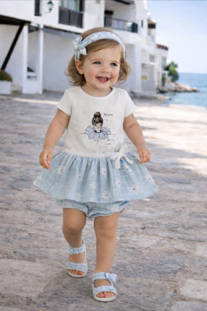 CONJUNTO CASUAL NIÑA NUBE 