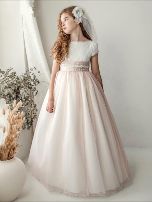 VESTIDO COMBINADO ROSA