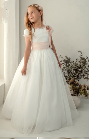 VESTIDO BLANCO ROTO
