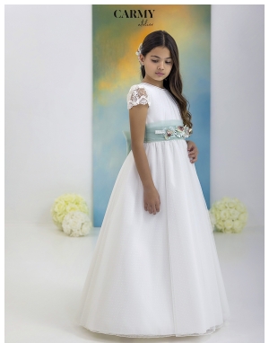 VESTIDO TUL TOPOS 