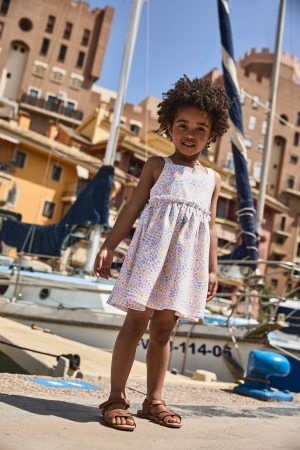 VESTIDO CASUAL NIÑA PLAYERO 